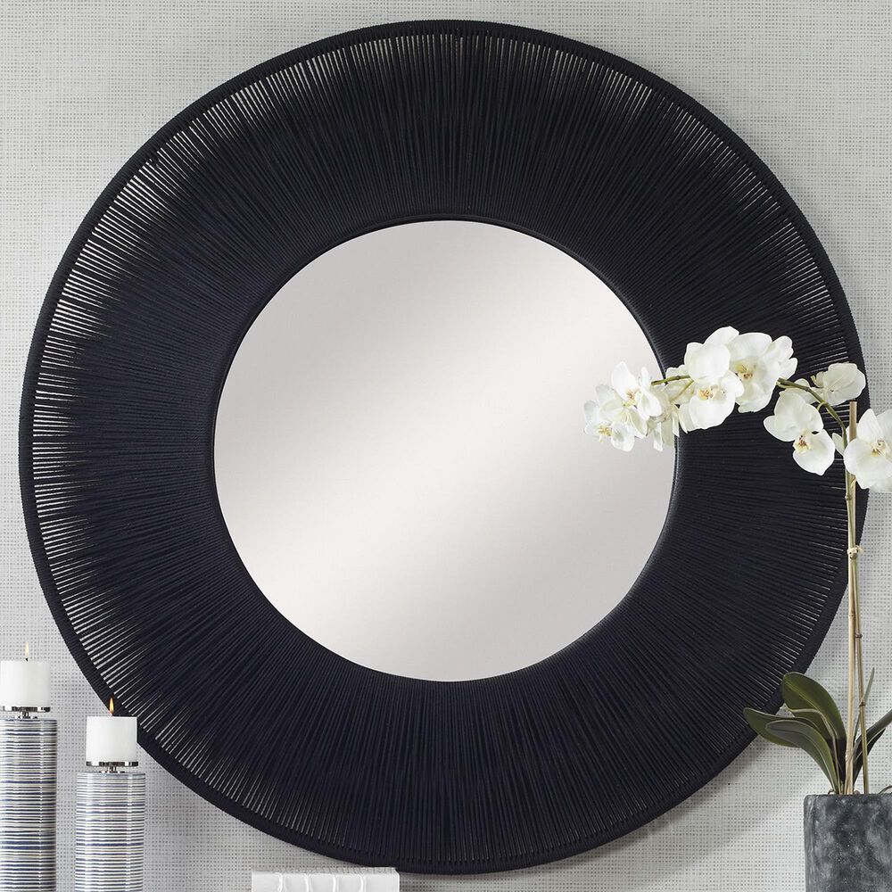 Uttermost Sailor&#39;s Knot Mirror in Black, , large