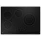 GE Profile 2-Piece Kitchen Package with Stainless Steel 30" Smart Built-In Convection Single Wall Oven and Black Electric Cooktop, , large