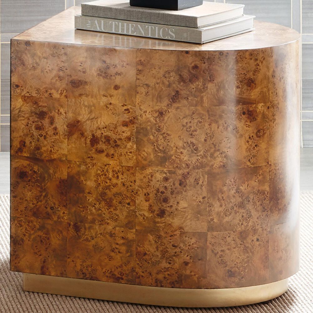 Hooker Furniture MelangeBurlesque End Table in Gold, , large