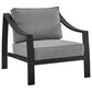 Blue River Mongo 4-Piece Patio Conversation Set in Black, , large