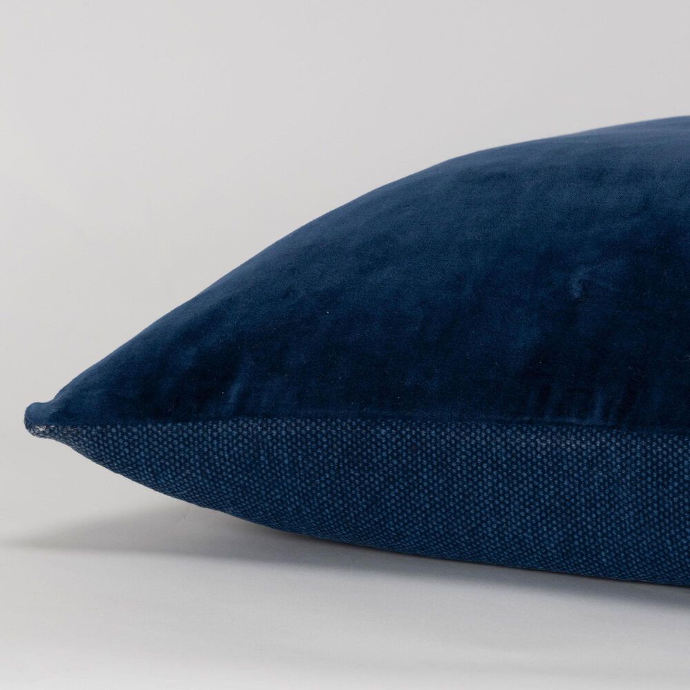 Rizzy Home 22&quot; x 22&quot; Down Filled Throw Pillow in Blue, , large