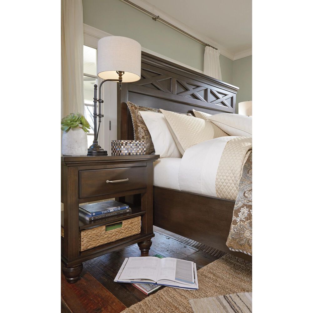 Ashley Anemoon Table Lamp in Black, , large