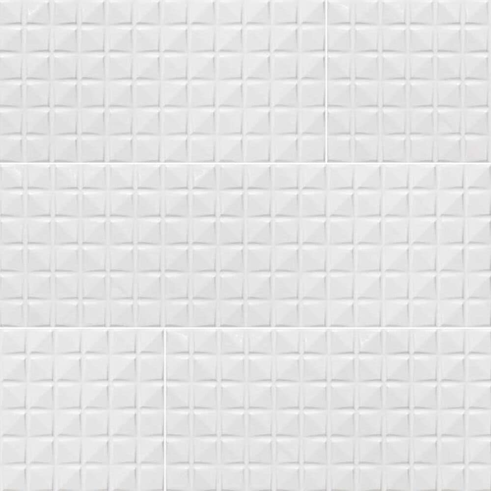 MS International Dymo Chex White 12" x 24" Ceramic Tile, , large