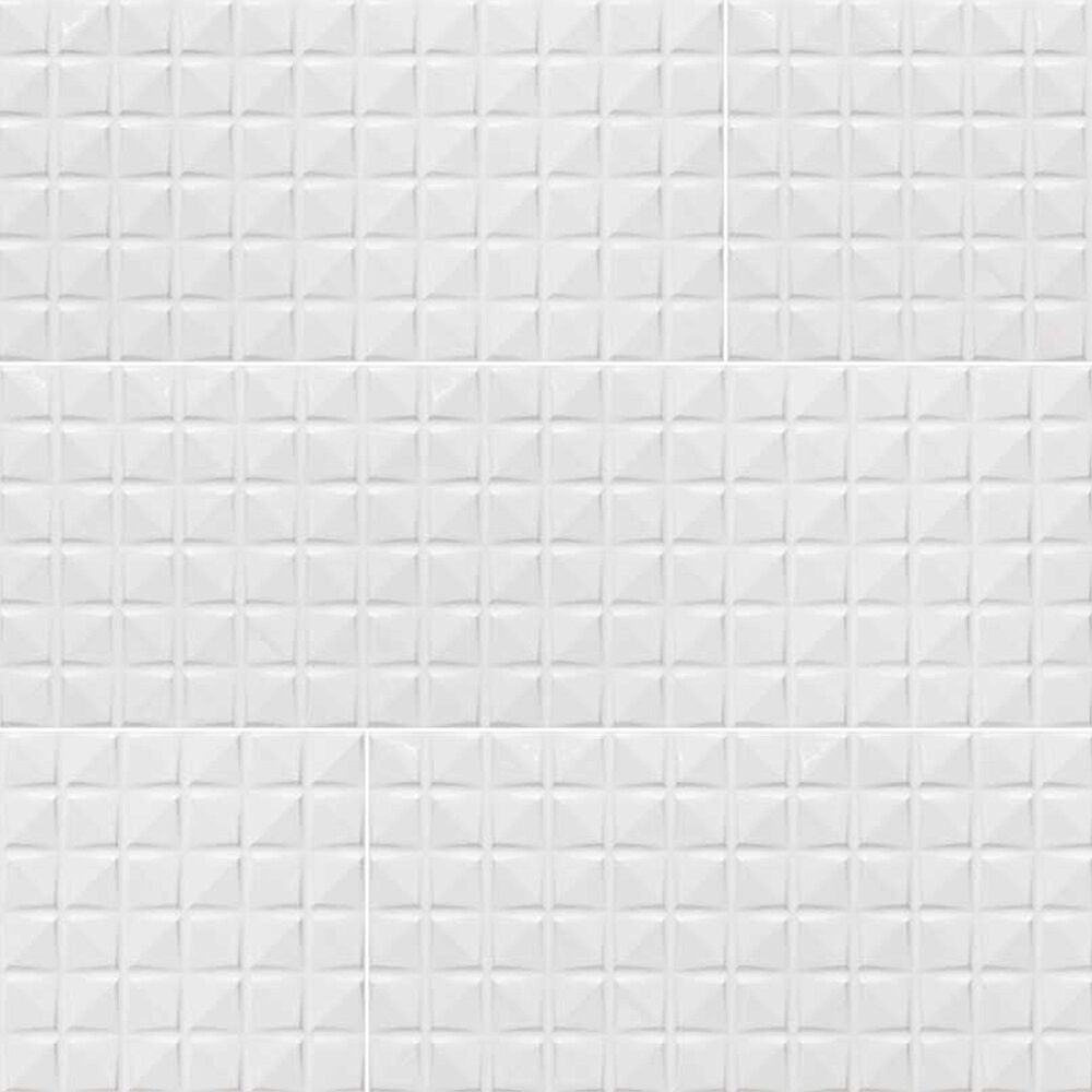 MS International Dymo Chex White 12" x 24" Ceramic Tile, , large
