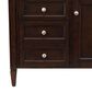 James Martin Vanities Brittany 36" Single Bathroom Vanity in Burnished Mahogany with 3 cm Charcoal Soapstone Quartz Top and Rectangle Sink, , large