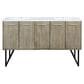 Lexora Home Lancy 60" Double Bathroom Vanity in Rustic Acacia with 2 cm White Cultured Marble Top and Rectangular Sinks, , large