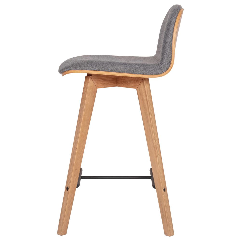 Moe&#39;s Home Collection Napoli Counter Stool in Elephant Grey, , large
