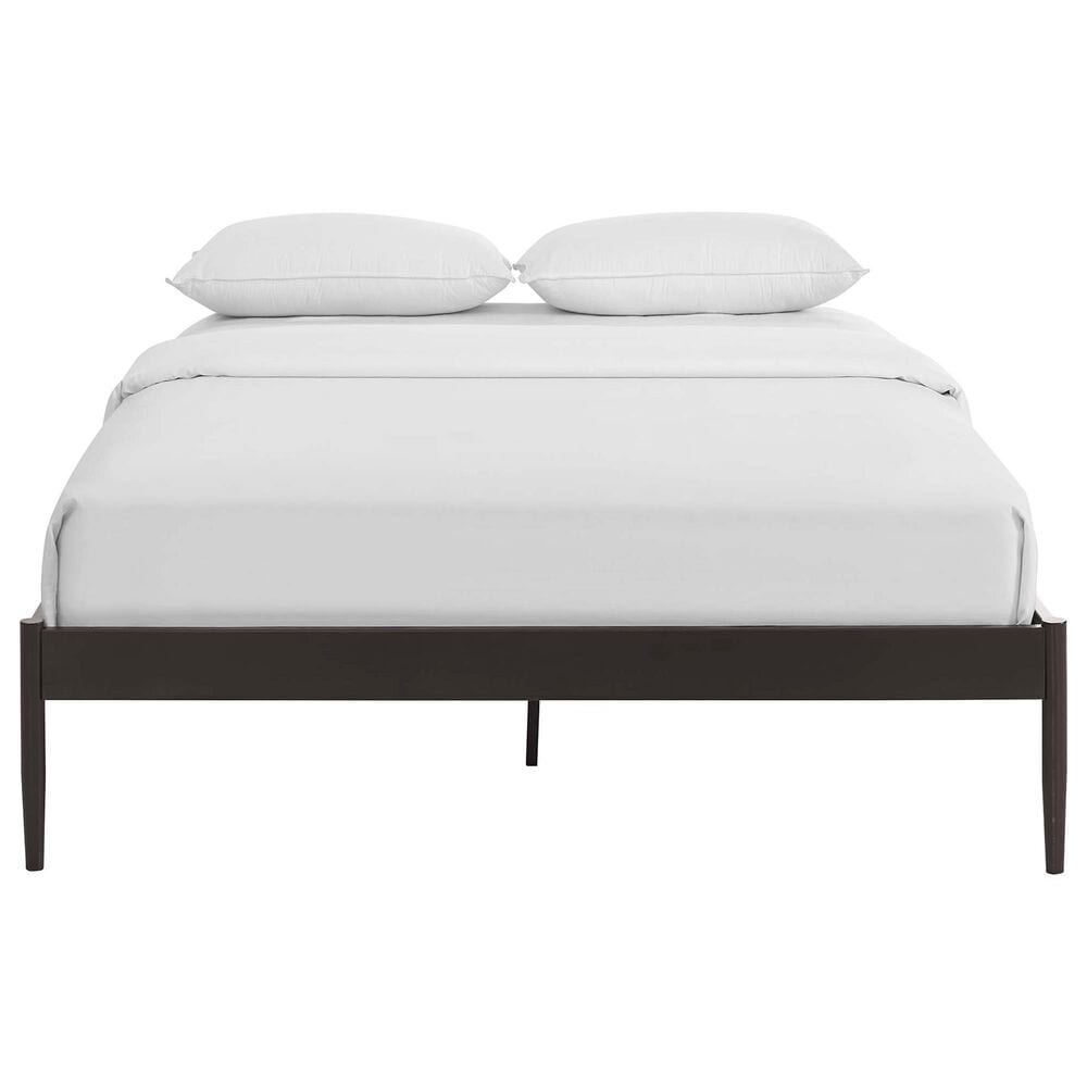 Modway Elsie King Platform Bed Frame in Brown, , large