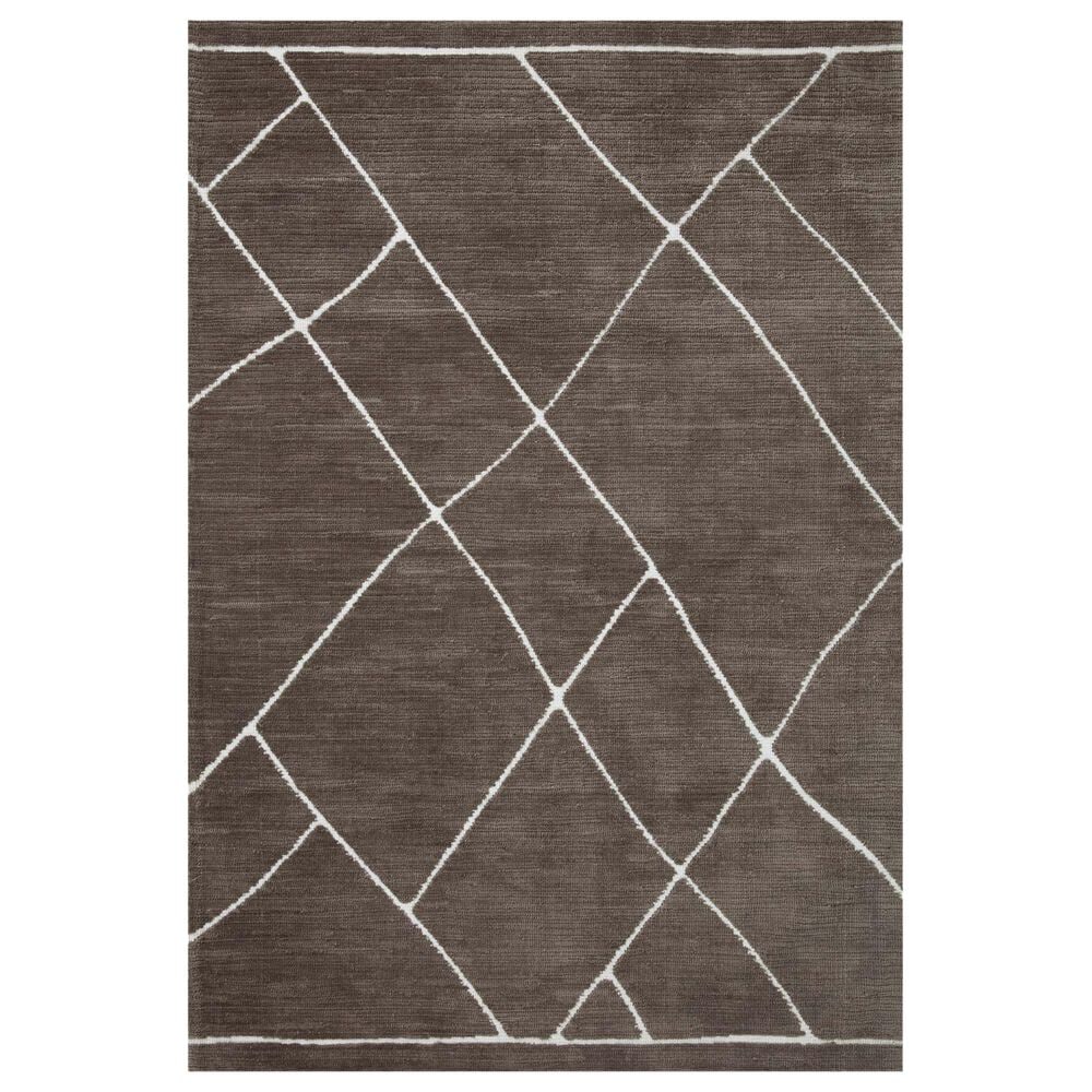 Magnolia Home Logan 2"3" x 3"9" Mocha and White Area Rug, , large