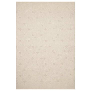 ED Ellen DeGeneres Crafted by Loloi Kopa 11"6" x 15" Cream and Ivory Area Rug, , large
