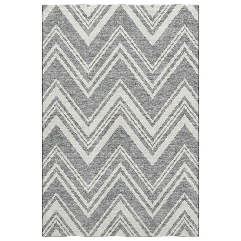 Dalyn Rug Company The Reserve TR17 Pewter 10" x 14" Indoor/Outdoor Area Rug, , large