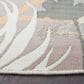 Safavieh Barbados Tropical Flamingo 6"6" Round Grey and Pink Indoor/Outdoor Area Rug, , large