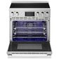 Signature Kitchen Suite 36" Induction Pro Range in Stainless Steel, , large