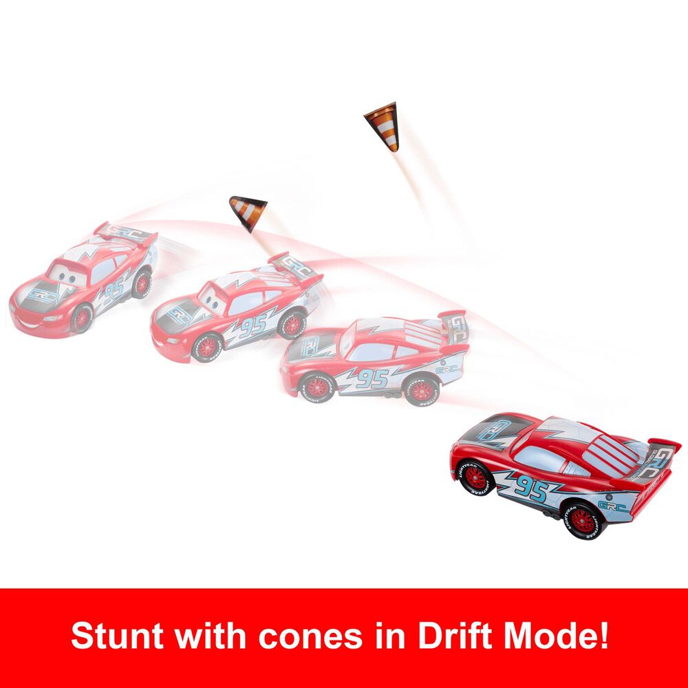 Disney Global Racers Cup Drift and Race Lightning McQueen Toy Vehicles in Multicolor, , large