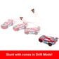 Disney Global Racers Cup Drift and Race Lightning McQueen Toy Vehicles in Multicolor, , large