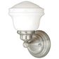 Vaxcel Huntley 1-Light Bathroom Vanity in Satin Nickel, , large