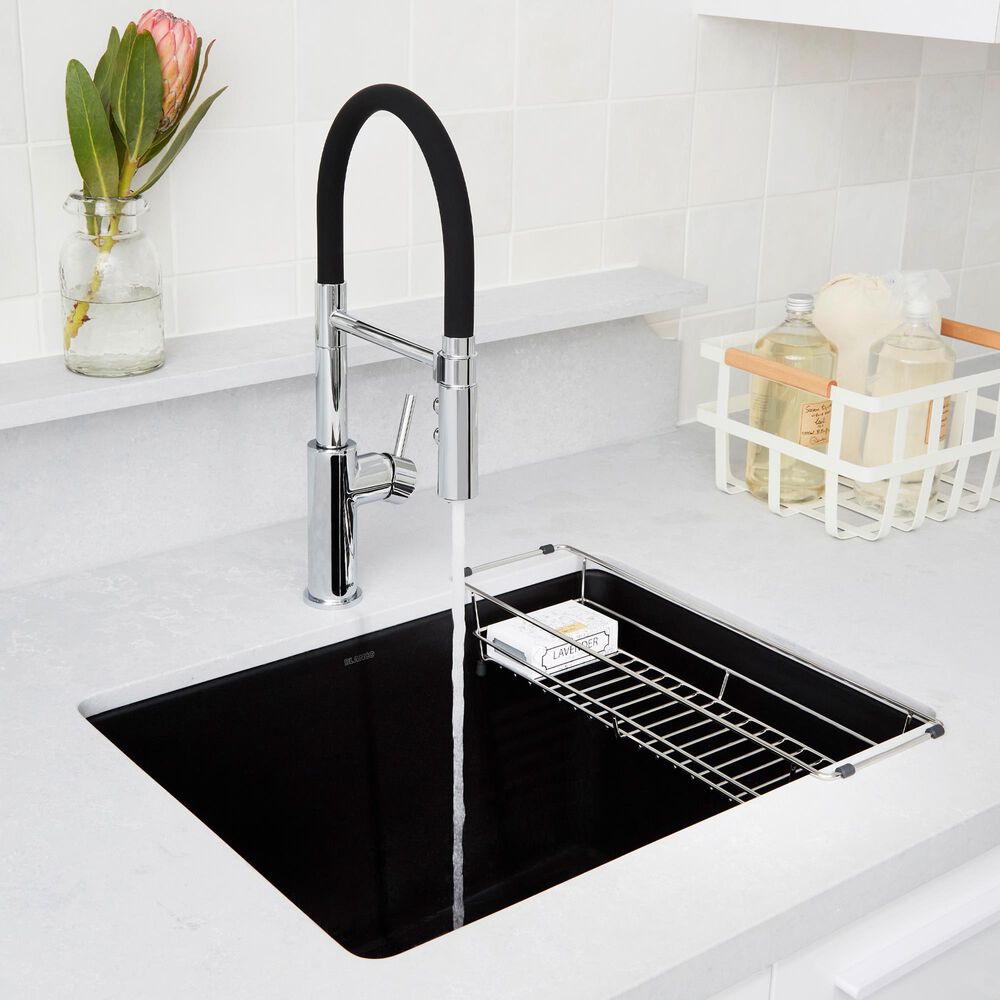 Blanco Liven Dual Mount Laundry Sink in Coal Black, , large