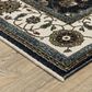 Oriental Weavers Vivian VI03A 2"3" x 7"6" Blue Runner, , large