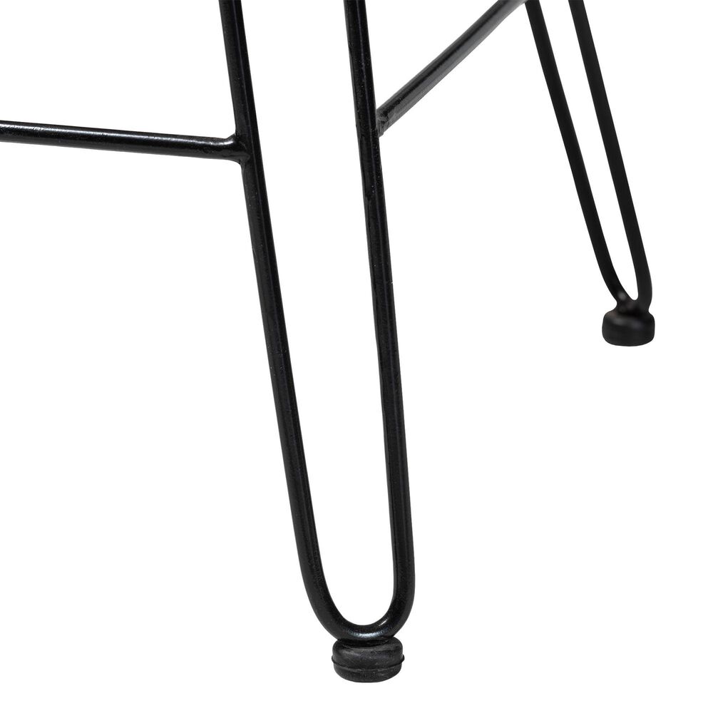 Baxton Studio Garan Counter Stool in Black, , large