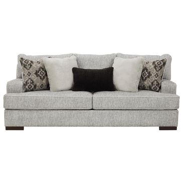 Signature Design by Ashley Mercado Stationary Sofa in Pewter Grey, , large