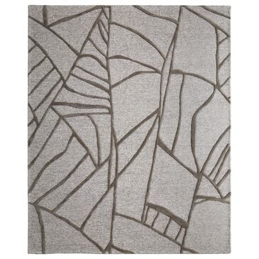 Feizy Kimball Gray, Taupe and Ivory 12" x 15" Area Rug, , large