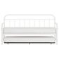 Richlands Furniture Twin Metal Slat Daybed and Trundle in White, , large