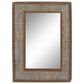 Maple and Jade 29" x 39" Wall Mirror in Distressed Grey and Brown, , large
