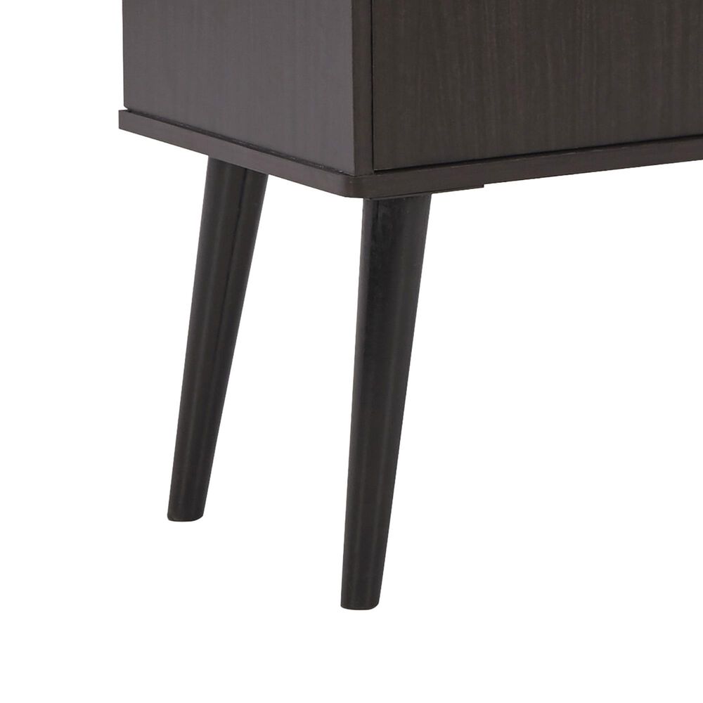 Ashley Orinfield Accent Cabinet in Dark Brown with Goldtone Door Pulls, , large
