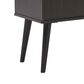 Ashley Orinfield Accent Cabinet in Dark Brown with Goldtone Door Pulls, , large