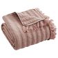 Levtex Wilhemina 50" x 60" Quilted Throw in Dusty Rose, , large