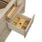 James Martin Vanities Breckenridge 60" Double Bathroom Vanity in Whitewashed Oak with 3 cm White Zeus Quartz Top and Rectangular Sinks, , large