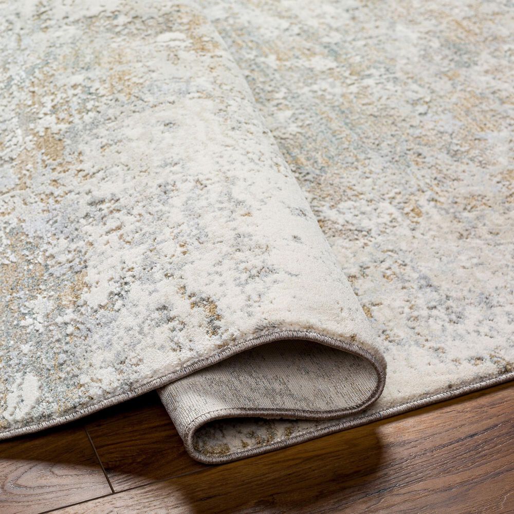 Surya Brunswick 2&#39;7&quot; x 10&#39; Cream, Blue, Olive, Light Slate, Taupe and Seafoam Runner, , large
