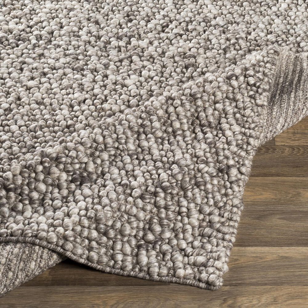 Surya Como 2&#39; x 3&#39; Charcoal and Ivory Area Rug, , large