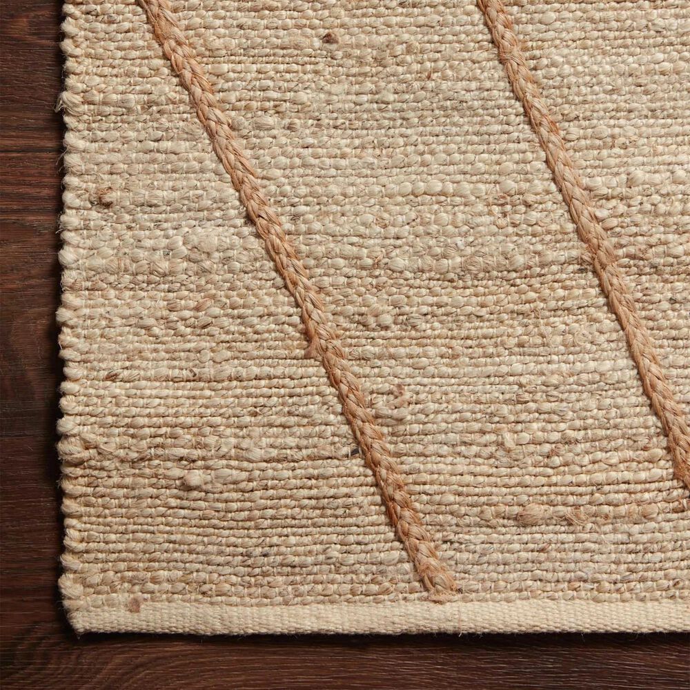 Loloi II Bodhi BOD-02 2&#39;6&quot; x 7&#39;6&quot; Ivory and Natural Runner, , large