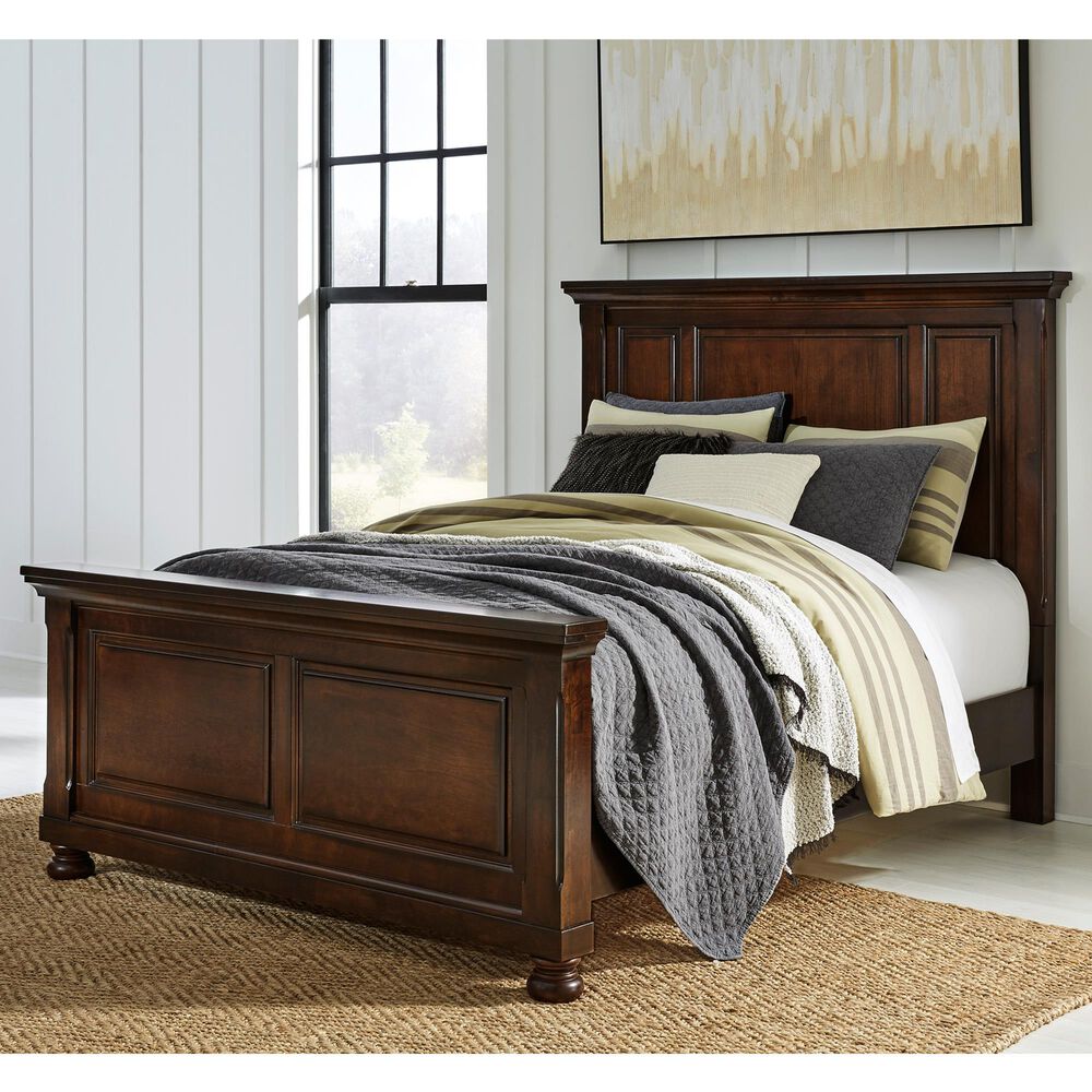 Millenium Porter Queen Panel Bed in Rustic Brown, , large
