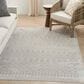 Nourison Astra Machine Washable 5"3" x 7" Grey Area Rug, , large