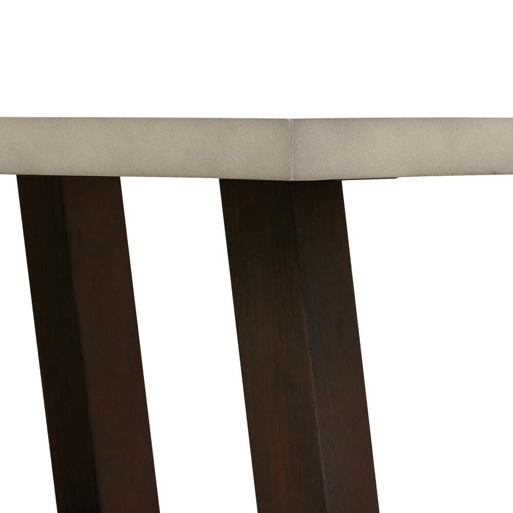 Blue River Elodie 55&quot; Concrete Coffee Table in Medium Gray and Dark Gray Oak, , large