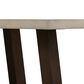 Blue River Elodie 55" Concrete Coffee Table in Medium Gray and Dark Gray Oak, , large