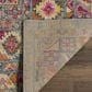 Safavieh Madison MAD133G 4" x 6" Light Grey and Fuchsia Area Rug, , large