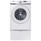 Samsung 4.5 Cu. Ft. Front Load Washer and 7.5 Cu. Ft. Electric Dryer with Sensor Dry Laundry Pair in White, , large