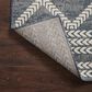 Loloi II Rainier RAI-05 5"3" x 7"7" Denim and Ivory Indoor/Outdoor Area Performance Rug, , large