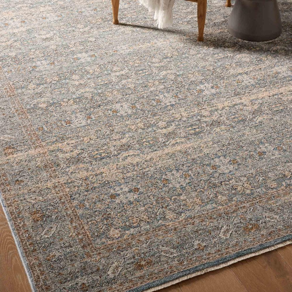 Angela Rose Blake 6&#39;7&quot; x 9&#39;10&quot; Ocean and Mocha Area Rug, , large