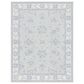 Safavieh Micro-Loop Traditional 8" x 10" Light Blue and Ivory Area Rug, , large