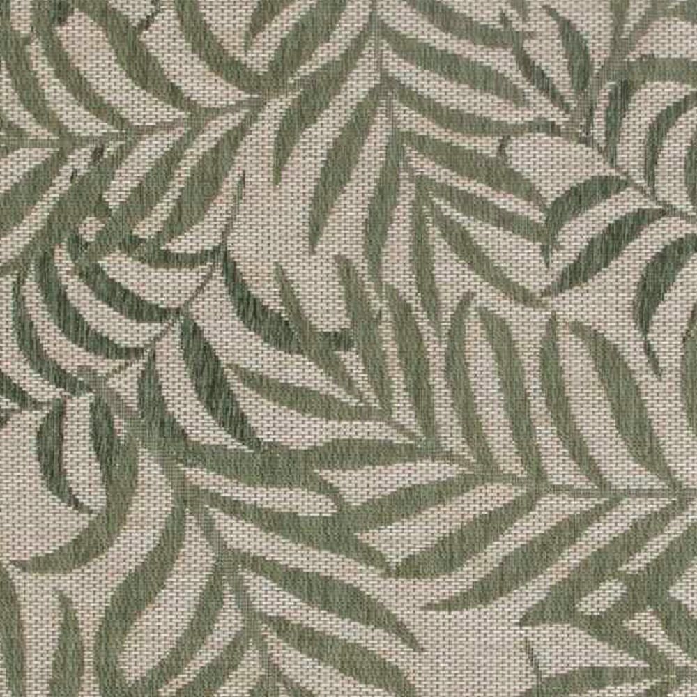 Nourison Garden Oasis GOA01 Ivory and Green 3&#39; x 5&#39; Indoor/Outdoor Area Rug, , large