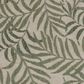 Nourison Garden Oasis GOA01 Ivory and Green 3" x 5" Indoor/Outdoor Area Rug, , large