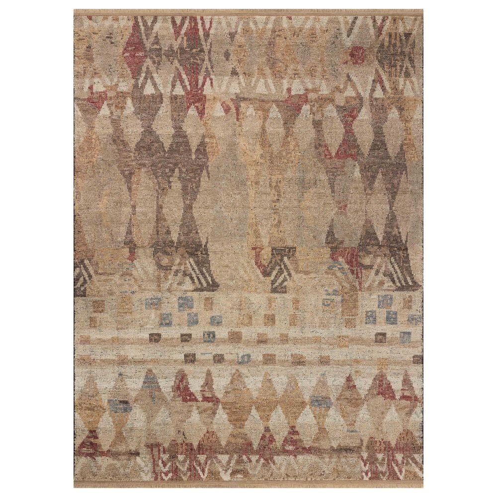Loloi Granada Natural and Multicolor 11"6" x 15" Area Rug, , large