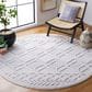 Safavieh Marrakesh MRK566B 6"7" Round Beige and Grey Area Rug, , large