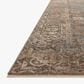 Loloi Heritage 4" x 10" Mocha and Denim Runner, , large