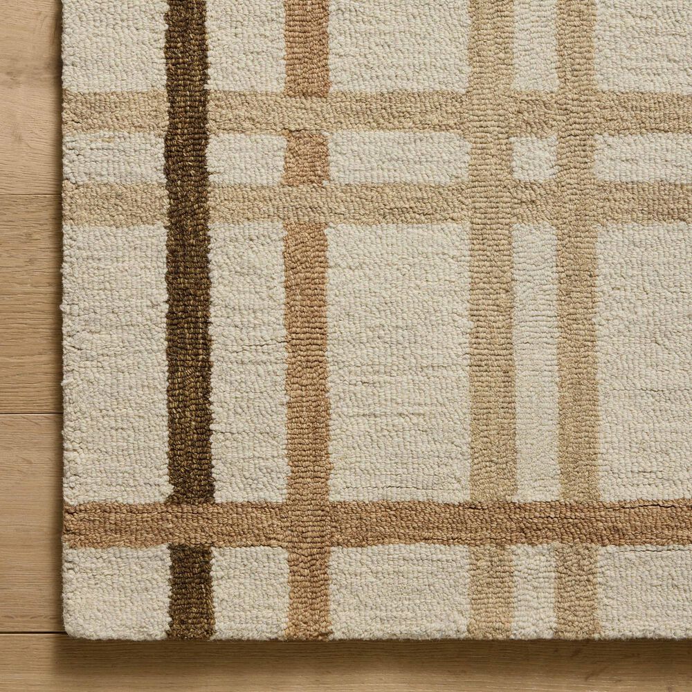 Loloi Waylon Natural and Bark 2&#39;6&quot; x 9&#39;9&quot; Runner, , large