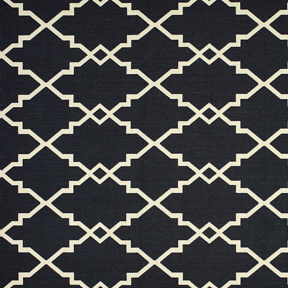 Oriental Weavers Marina 7763K 2&#39;3&quot; x 7&#39;6&quot; Black and Ivory Runner, , large
